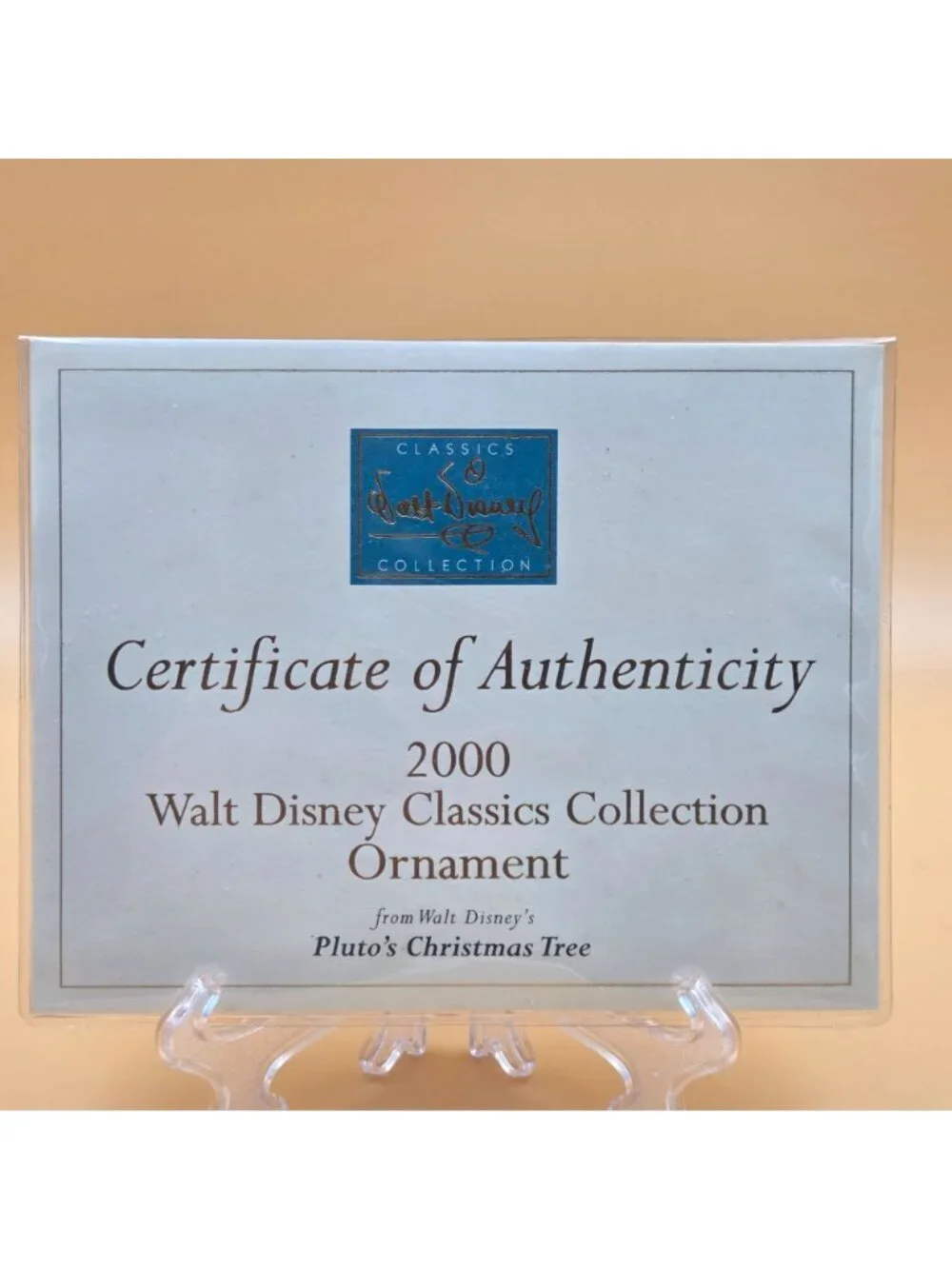WDCC Pluto's Christmas Tree Goofy Donald Duck Mickey Annual Ornament